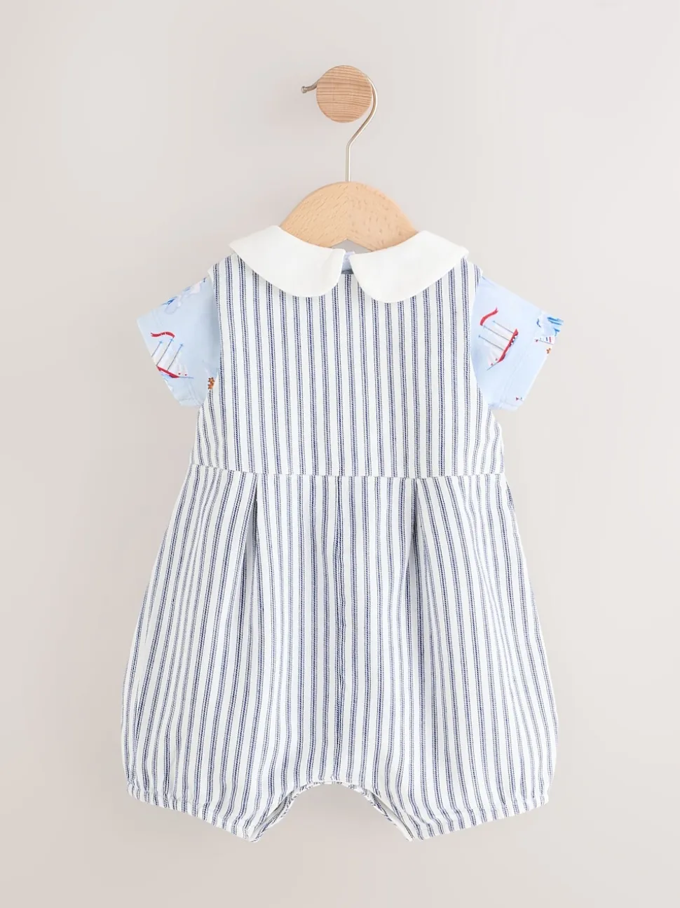 Rayé bleu - Salopette bébé 100% coton Cath Kidston
