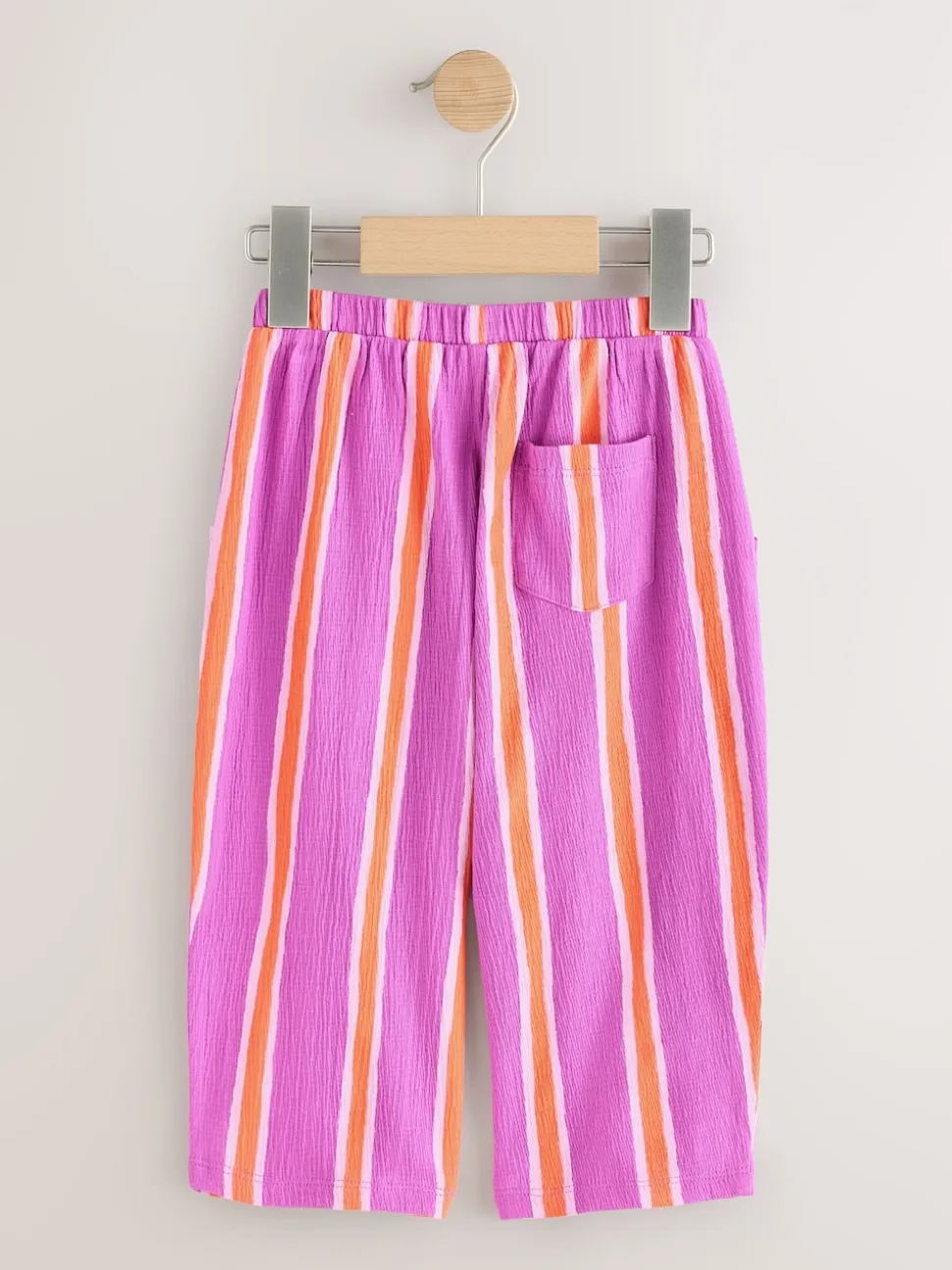 Rayure orange violet - Pantalon jambe Barrel (3mois-7ans)