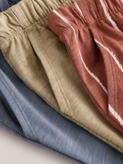 Rayure rouille Fauve Marron et Gris - Pack de Joggings Rayure 3 (3mois-7ans)