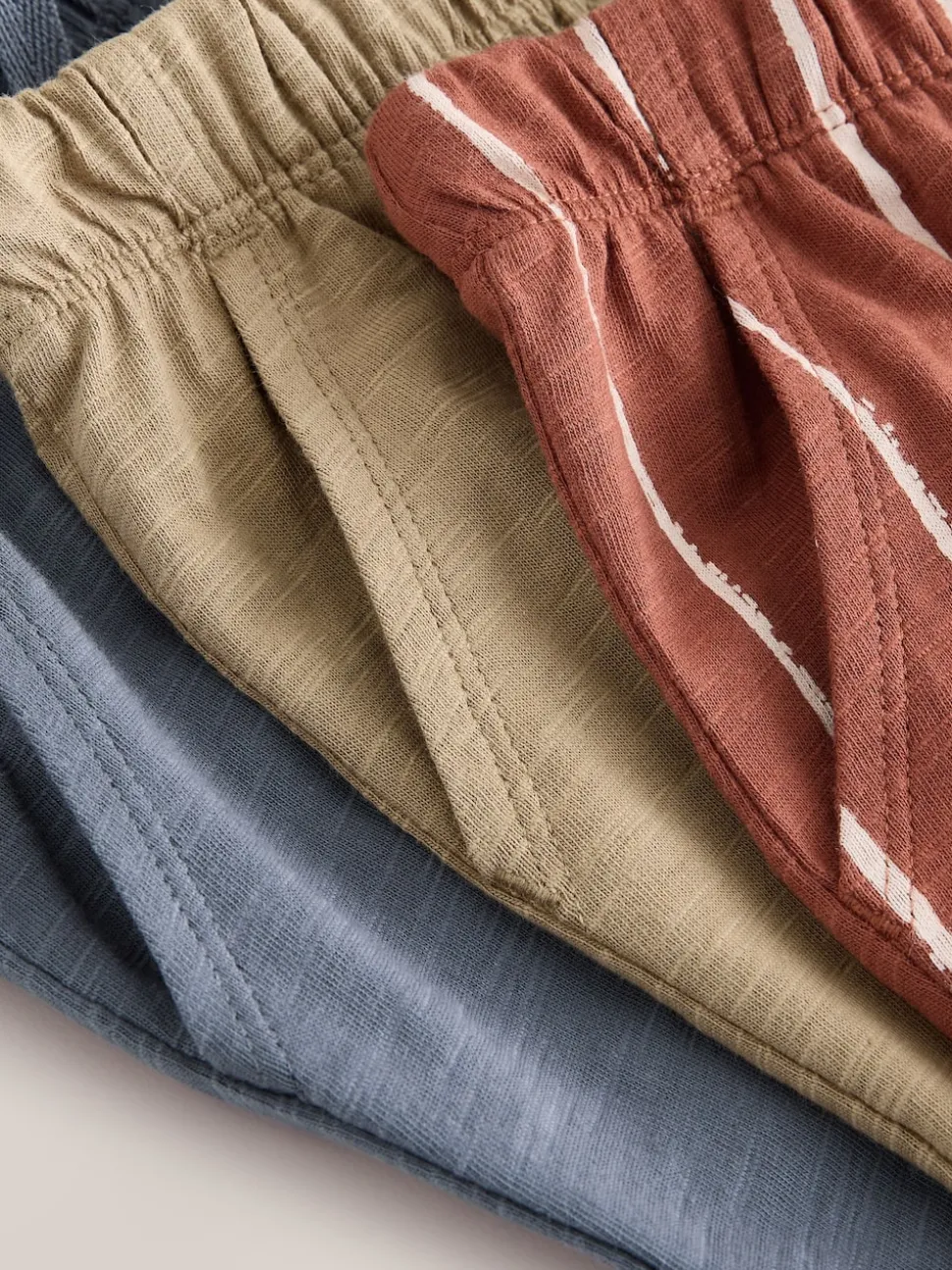 Rayure rouille Fauve Marron et Gris - Pack de Joggings Rayure 3 (3mois-7ans)