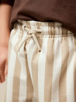 Rayures ciment/écru - Short en jersey (3mths-7yrs)