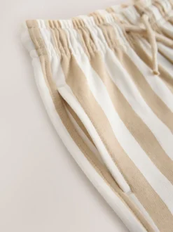 Rayures ciment/écru - Short en jersey (3mths-7yrs)