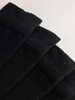 Rayures rugby noires - Lot de 7 - Chaussettes riches en coton pour homme