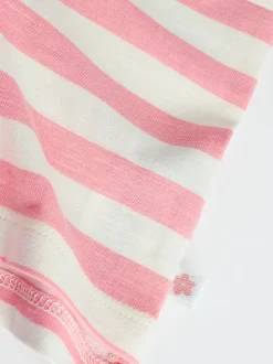 Rayure/slogan rose - Hauts bébé à manches longues Lot de 4 (0mois2ans)