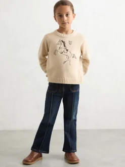 Reiss - Sakura - Jean évasé à poches plaquées