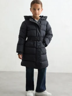 Reiss Alys Doudoune longue à capuche