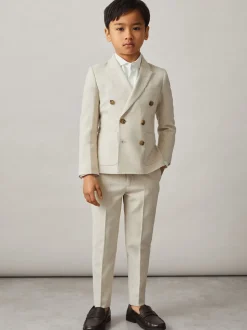 Reiss Belmont J Double boutonnage Textured Blazer With Wool