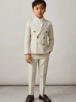 Reiss Belmont J Double boutonnage Textured Blazer With Wool