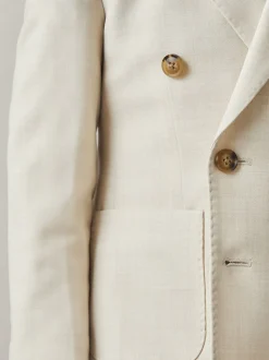 Reiss Belmont J Double boutonnage Textured Blazer With Wool