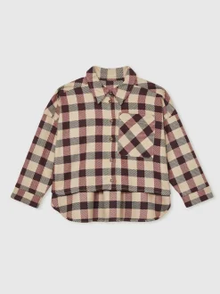 Reiss Chemises à carreaux surdimensionnées en tissu d'Elif