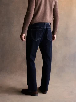 Rinçage indigo foncé - Bootcut - délavé vintage Denim Jeans