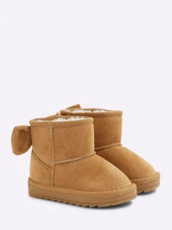 River Island Bottes doublées en suédette à nœud pour fille
