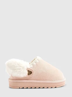 River Island chaussons Whipstch en fourrure