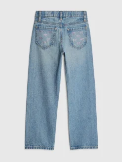 River Island Jean droit Bow Hotfix