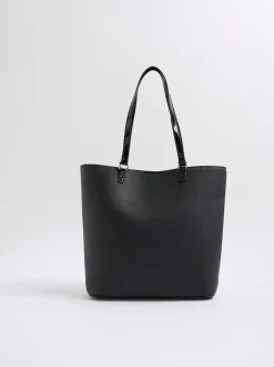 River Island sac shopper à poche avec médaillon cœur