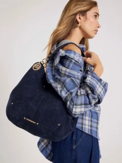 River Island Sac souple à œillets en suédine