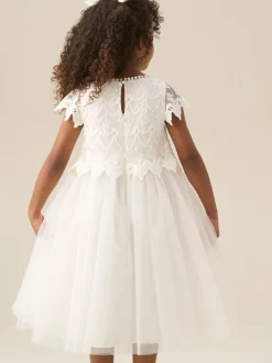 Robe Angel & Rocket Lucy ivoire en dentelle