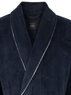Robe de chambre Savile Row Company en polaire à passepoils