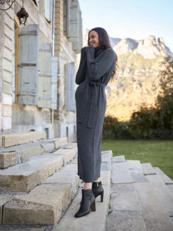 Robe de grossesse Seraphine 100% laine mérinos en maille