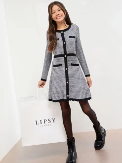 Robe Lipsy en maille boutonnée (5-16ans)