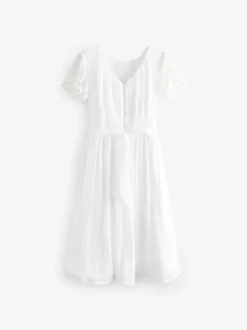 Robe longue Aria à manches en dentelle Angel & Rocket