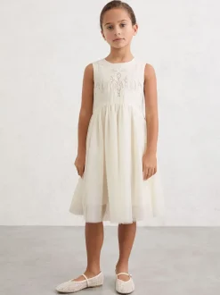 Robe Reiss Phoebe à jupe en tulle avec dentelle
