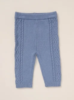 Rock a bye baby boutique Cardigan bleu en maille, Pantalons Ensemble