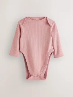 Rose - 3 Lot de bodys à manches longues pour bébé avec dysplasie de la hip