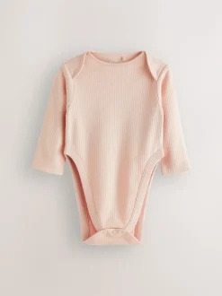 Rose - 3 Lot de bodys à manches longues pour bébé avec dysplasie de la hip