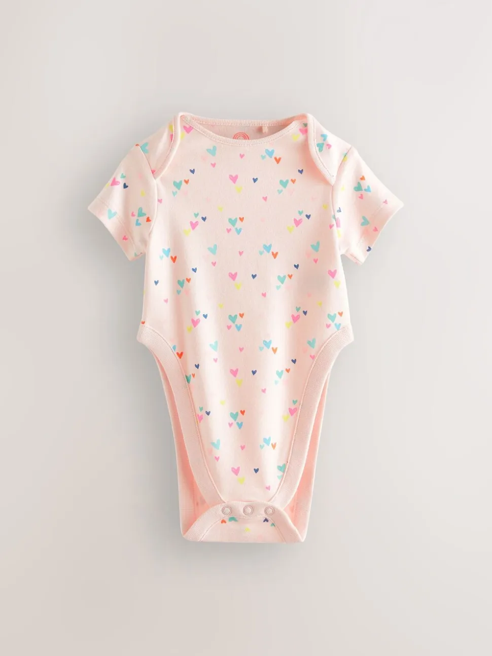 Rose - 3 Lot de bodys bébé à manches courtes pour dysplasie de la hanche