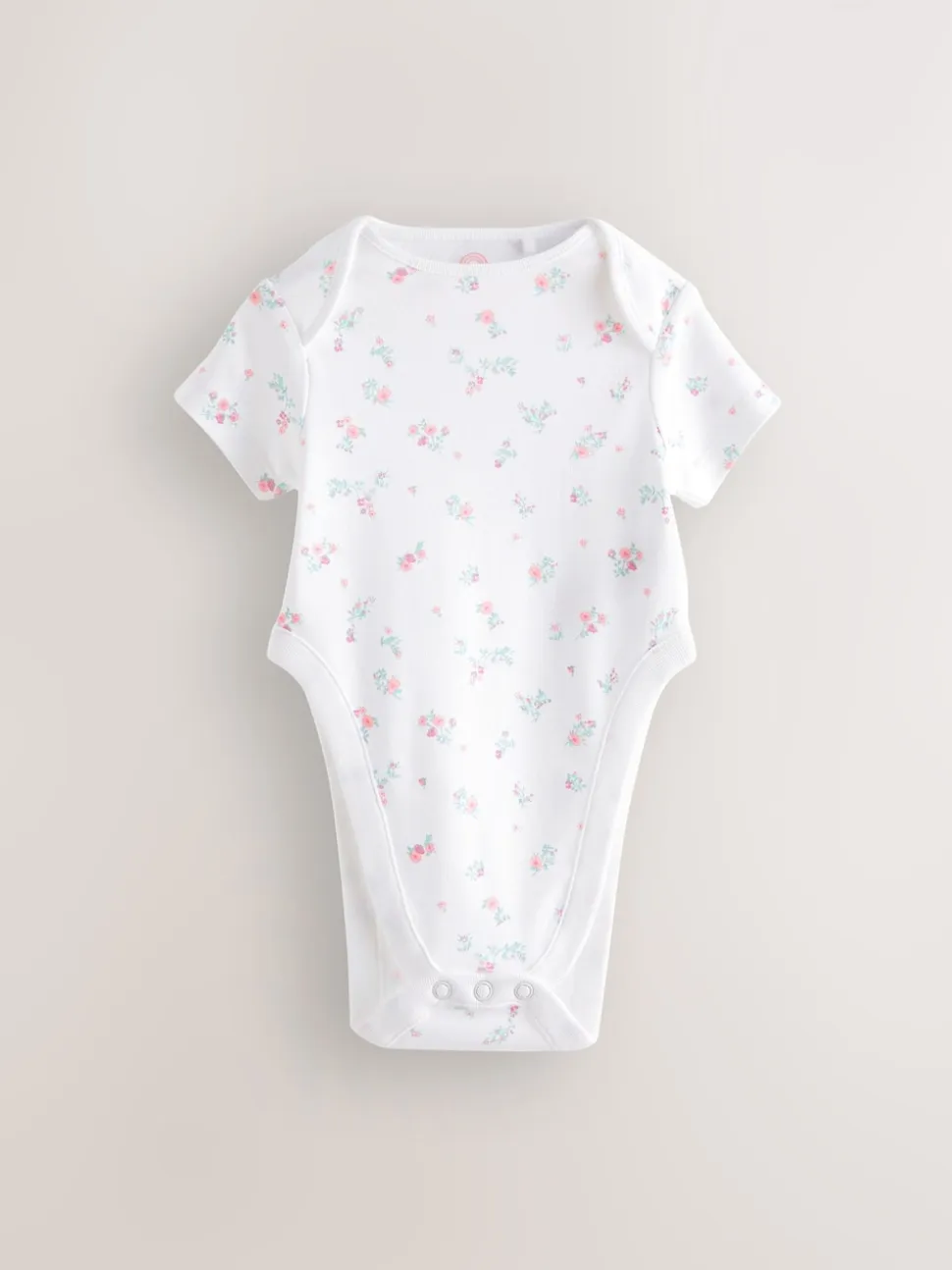 Rose - 3 Lot de bodys bébé à manches courtes pour dysplasie de la hanche