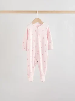 Rose - 7 Pack Baby Sleepsuits (0mths-3yrs)