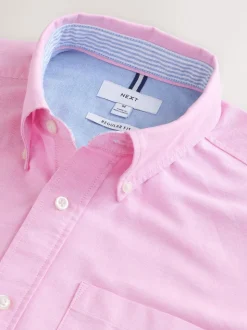 Rose - Ajustement régulier - Chemise Oxford à manches courtes