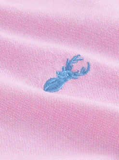 Rose - Ajustement régulier - Chemise Oxford à manches courtes