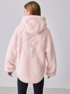 Rose - Baker by Ted Baker veste zippée en polaire en peau de mouton à capuche