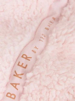 Rose - Baker by Ted Baker veste zippée en polaire en peau de mouton à capuche