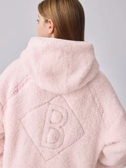 Rose - Baker by Ted Baker veste zippée en polaire en peau de mouton à capuche