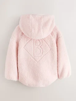 Rose - Baker by Ted Baker veste zippée en polaire en peau de mouton à capuche