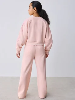 Rose - Baker by Ted Baker ensemble de jogging 2 pièces en molleton carré et large