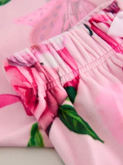 Rose - Baker by Ted Baker Ensemble Pyjamas Polaires Fleuris 2 Pièces