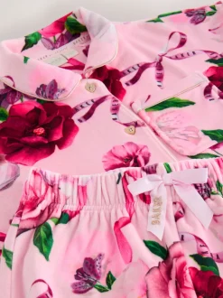 Rose - Baker by Ted Baker Ensemble Pyjamas Polaires Fleuris 2 Pièces