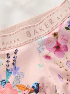 Rose - Baker by Ted Baker ensemble 2 pièces sweat à nœud long et leggings fleuris
