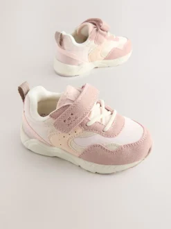 Rose - Baskets à lacets élastiques à fermeture tactile