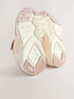 Rose - Baskets à lacets élastiques à fermeture tactile