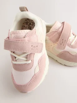 Rose - Baskets à lacets élastiques à fermeture tactile