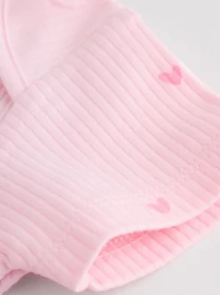 Rose - Bodys pour bébés Manches courtes 5 Pack