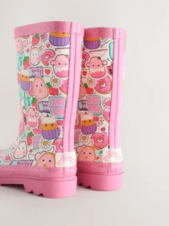 Rose - Bottes de pluie Squshmallows