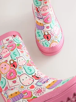 Rose - Bottes de pluie Squshmallows