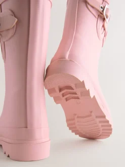 Rose - Bottes en caoutchouc avec doublure chaude