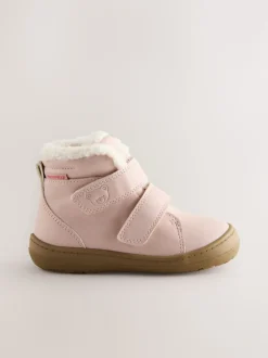 Rose - Bottes imperméables à fermeture par contact